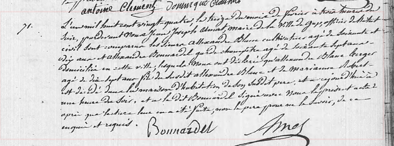 Décès 1824
