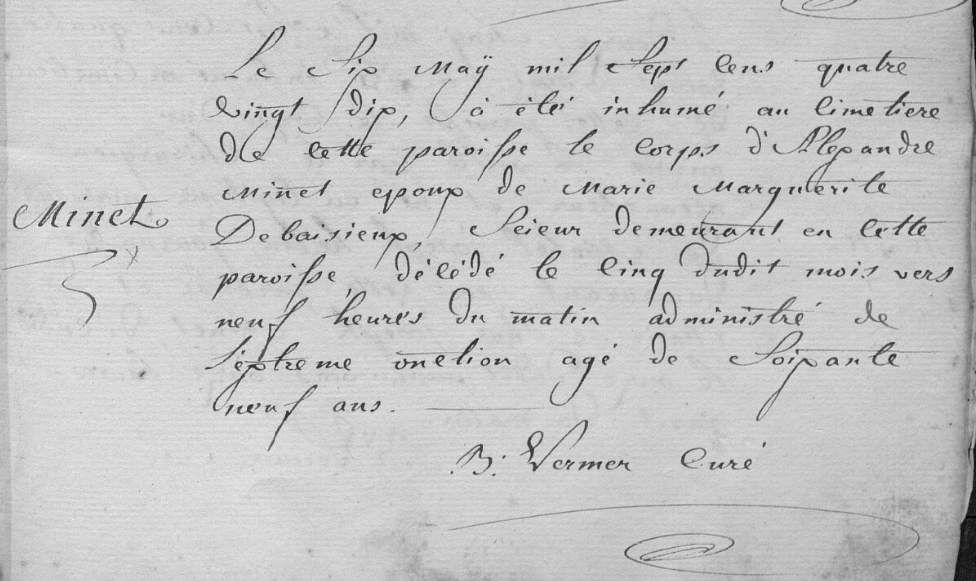 Décès 1790