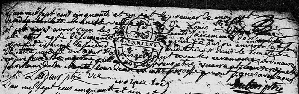 Décès 1751