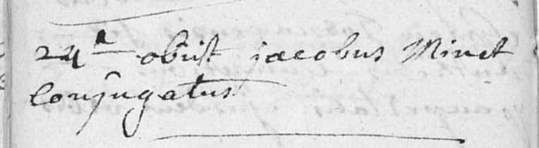 Décès 1741