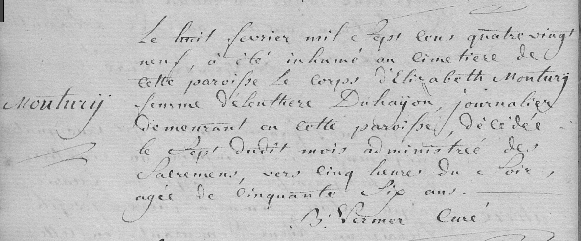 Décès 1789