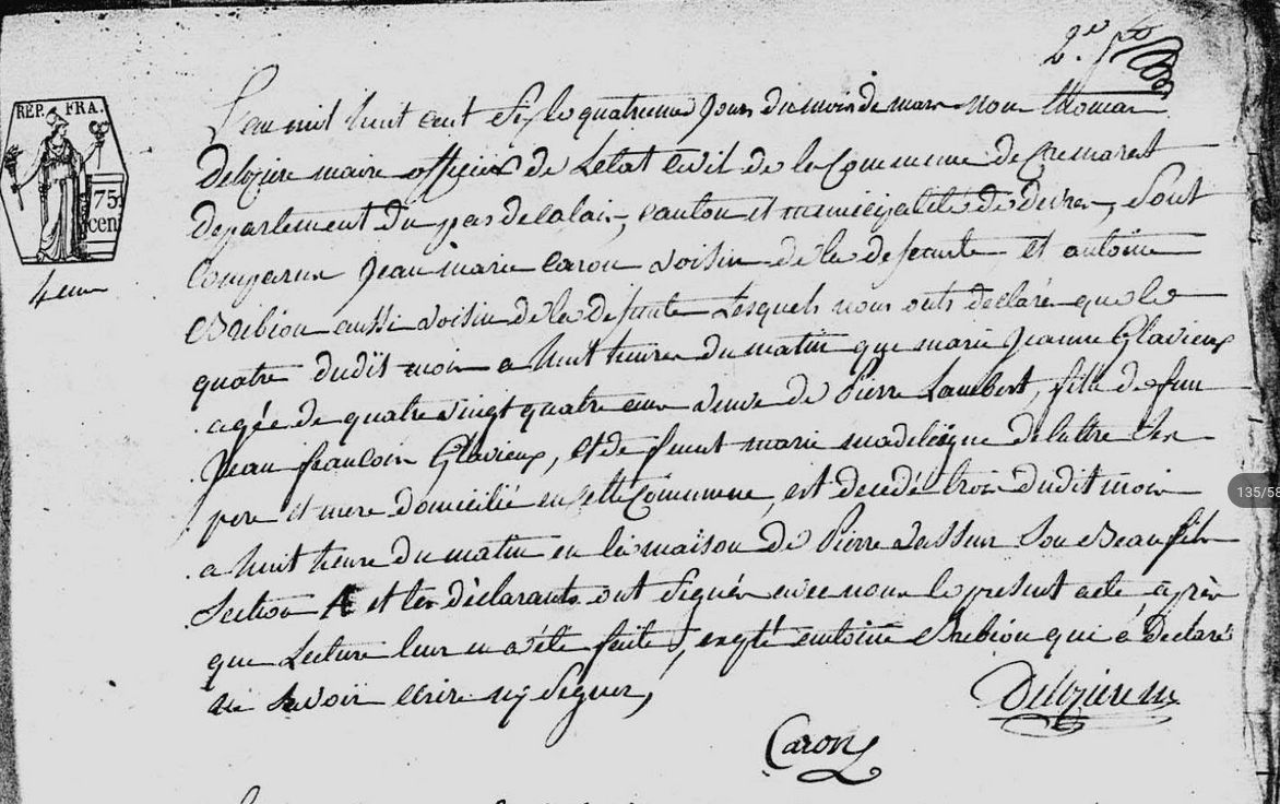 Décès 1806