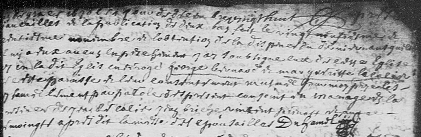 Mariage 1676