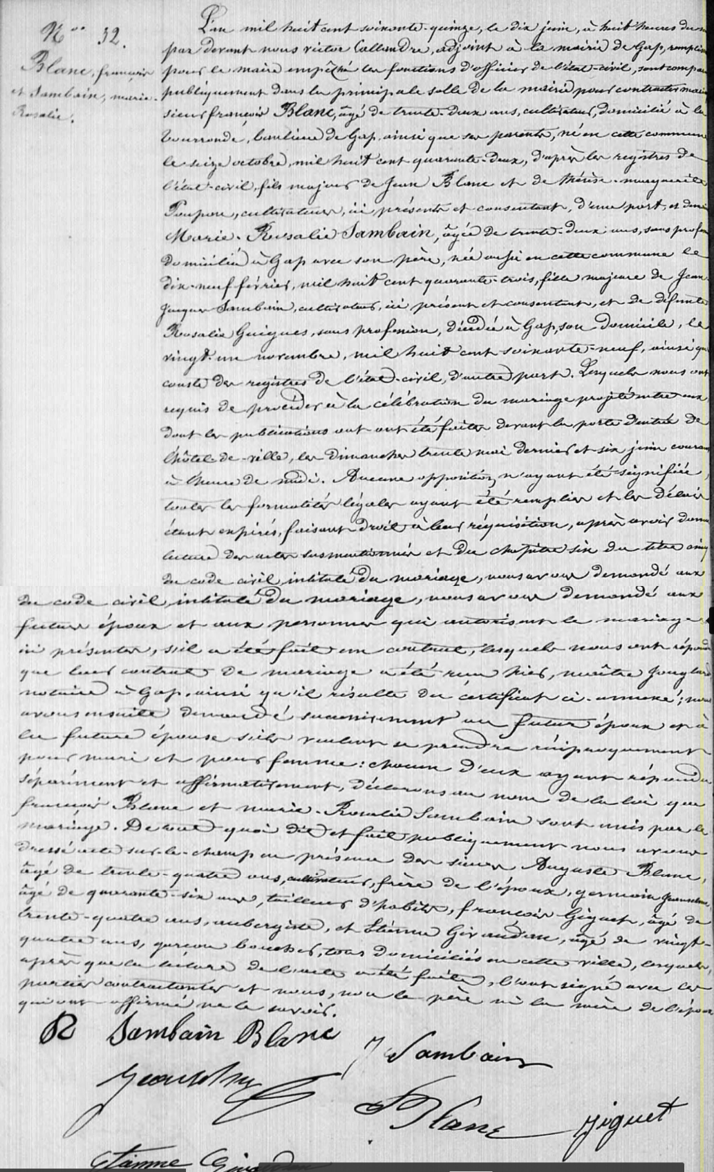 Mariage 1875