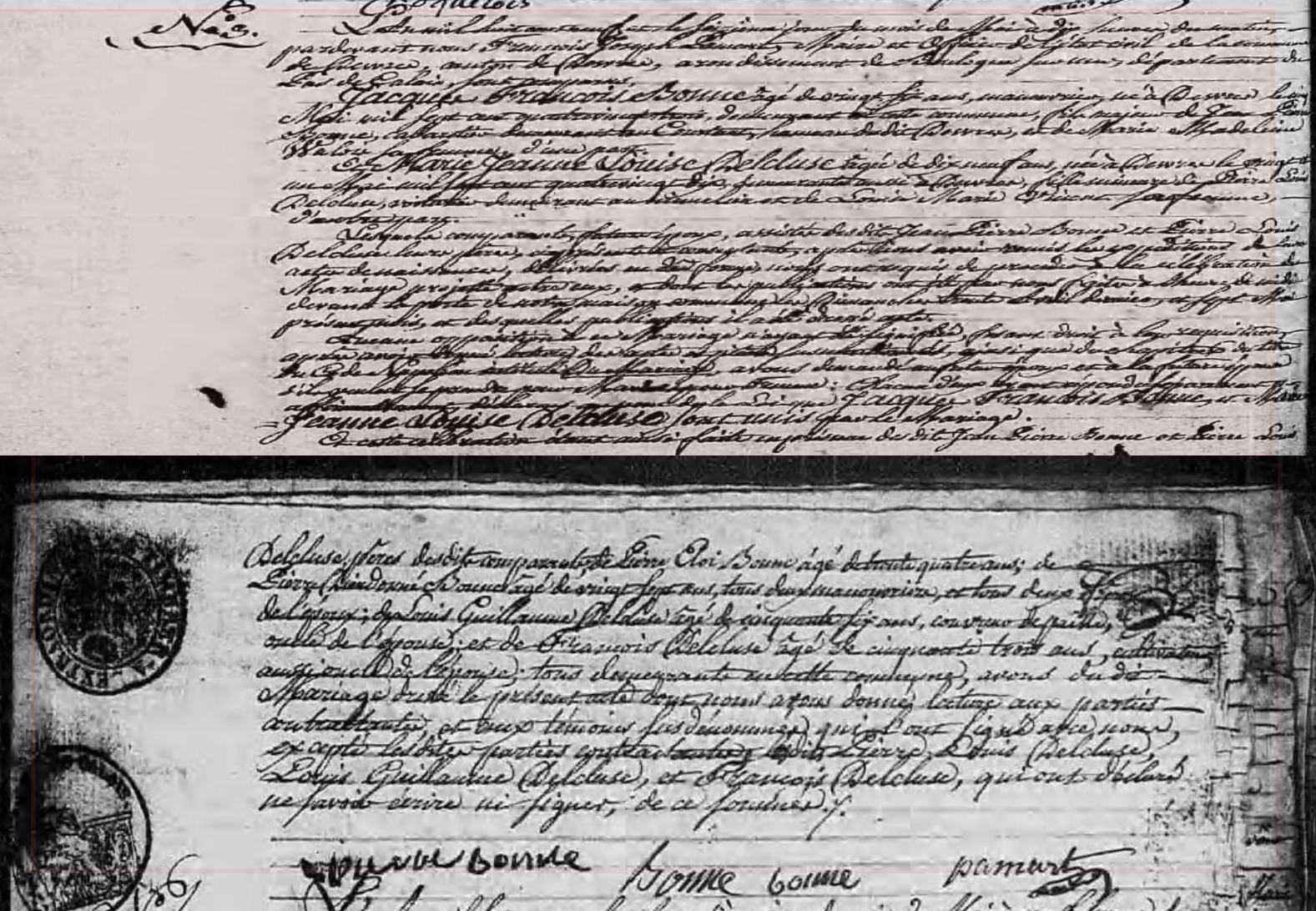 Mariage 1809