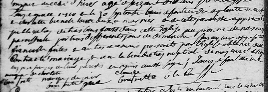 Mariage 1710