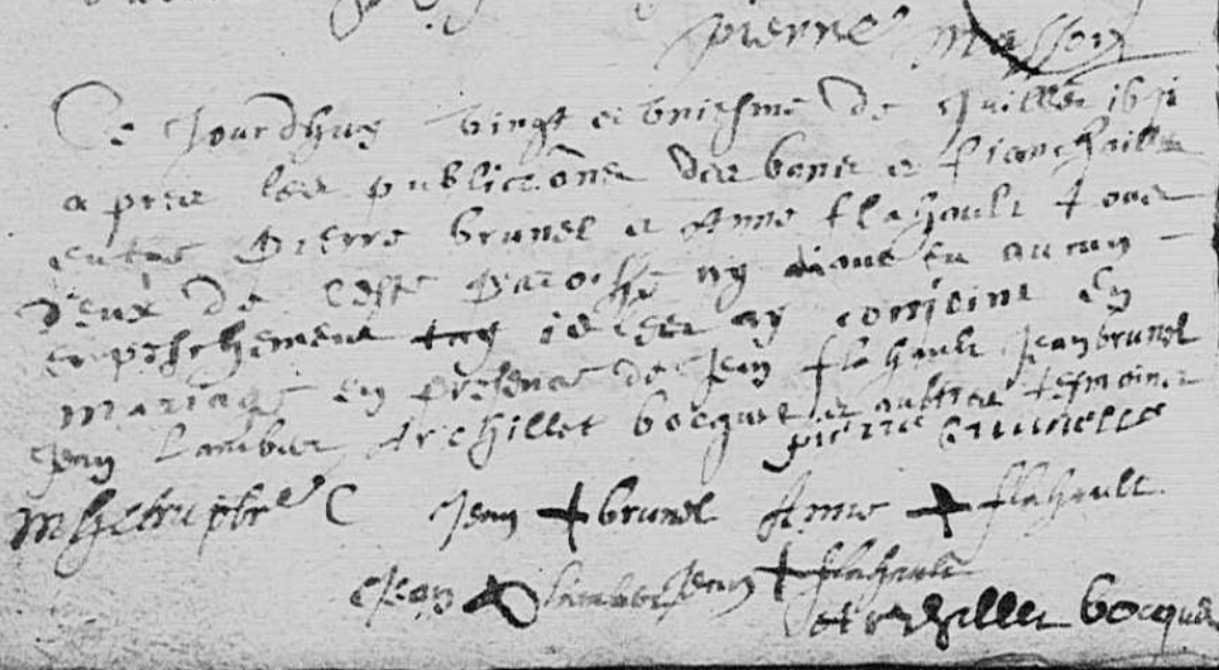 Mariage 1671