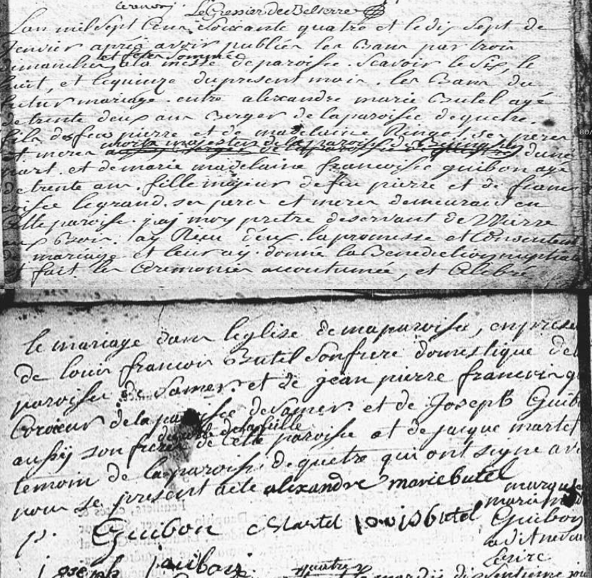 Mariage 1764