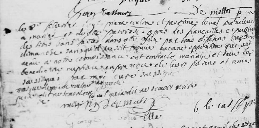 Mariage 1695
