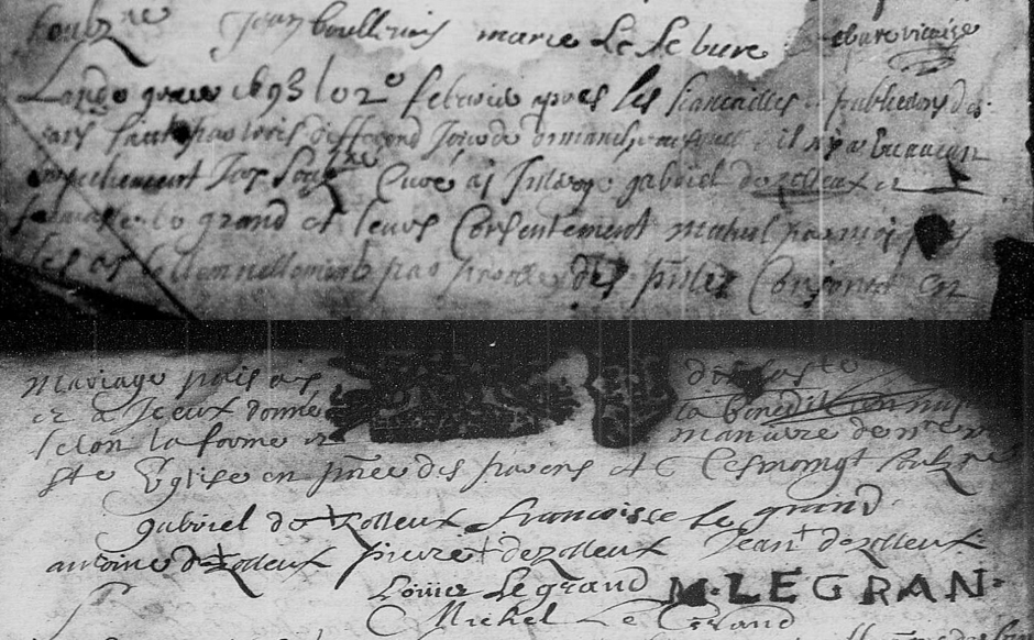 Mariage 1693