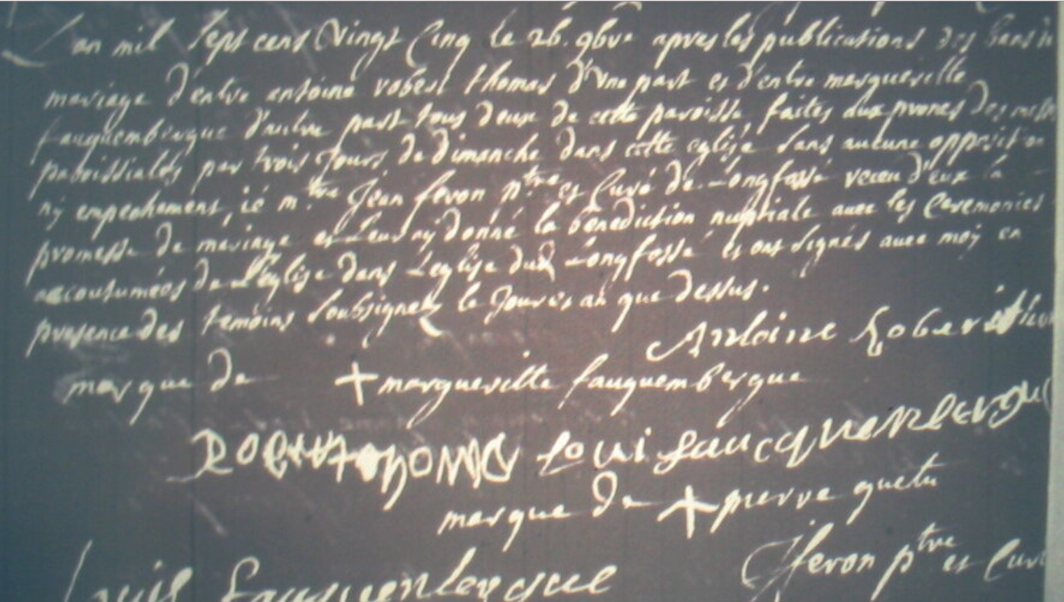 Mariage 1725