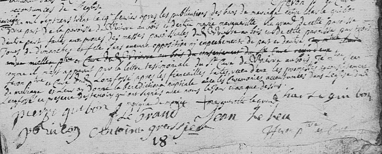 Mariage 1730