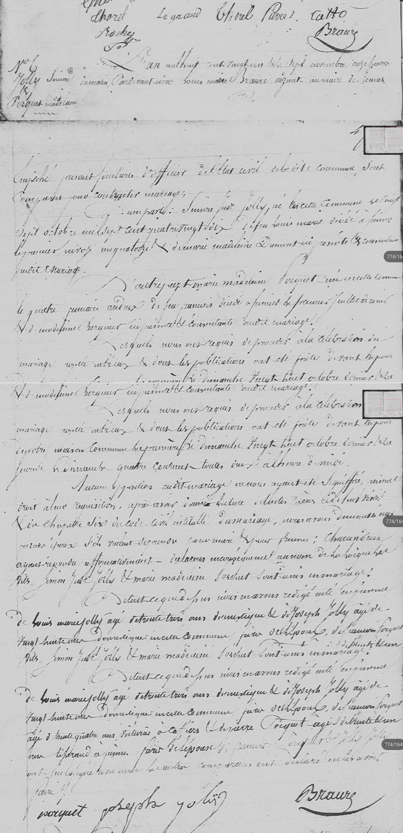 Mariage 1821