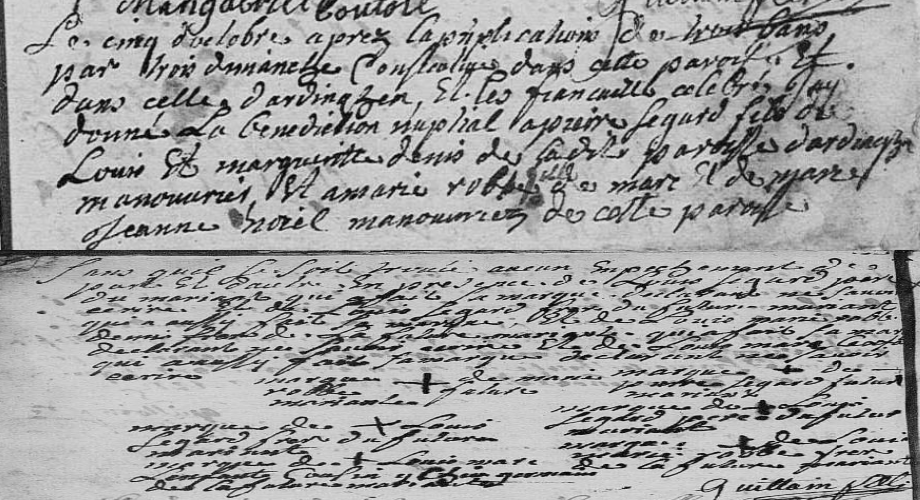 Mariage 1745