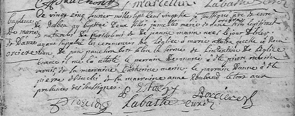 Naissance 1726