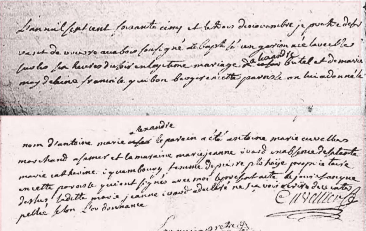 Naissance 1765