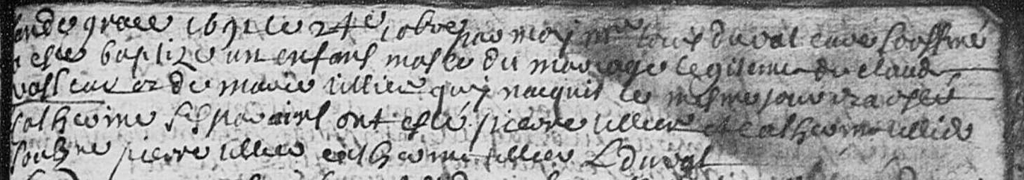 Naissance 1691