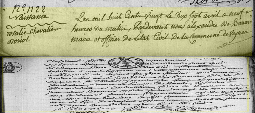 Naissance 1689