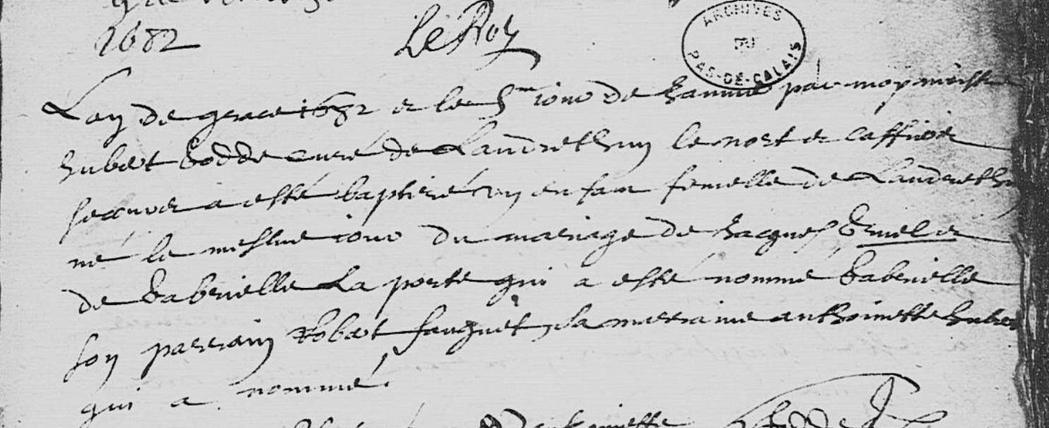 Naissance 1682