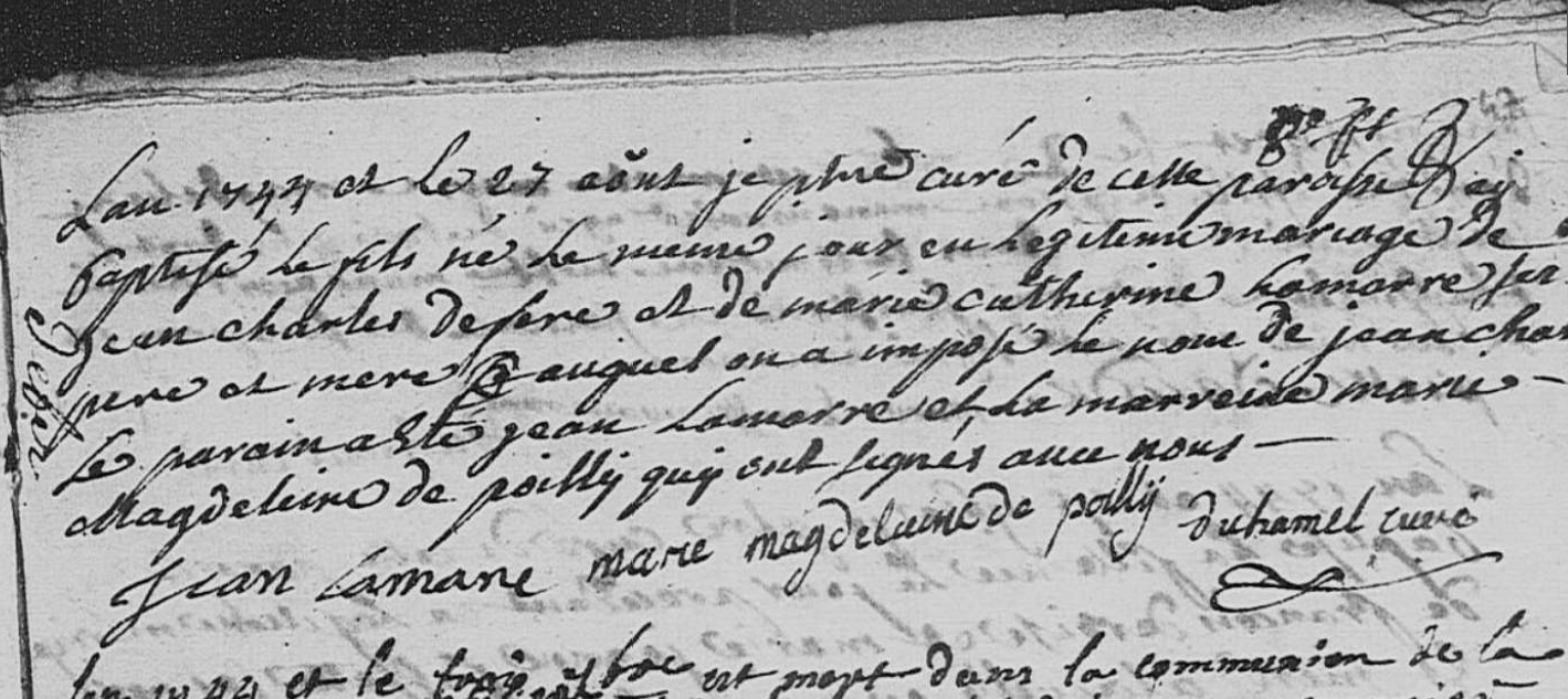 Naissance 1744