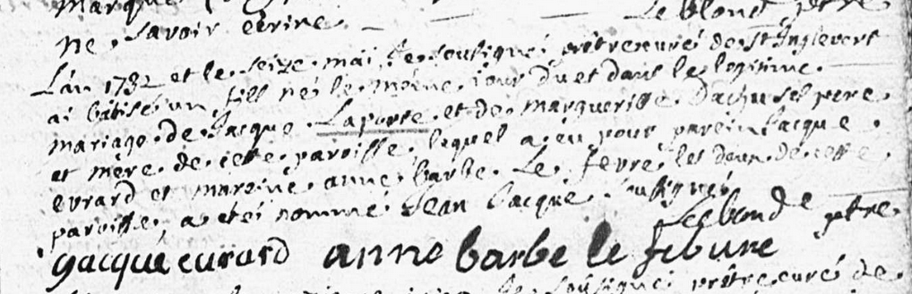 Naissance 1732