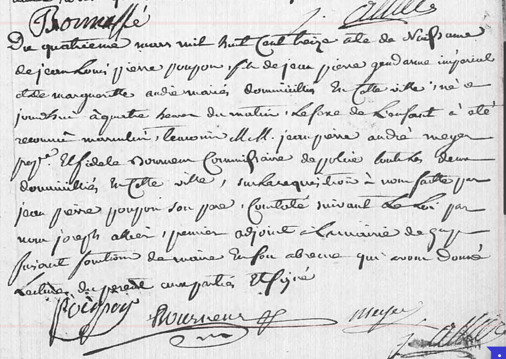 Naissance 1813