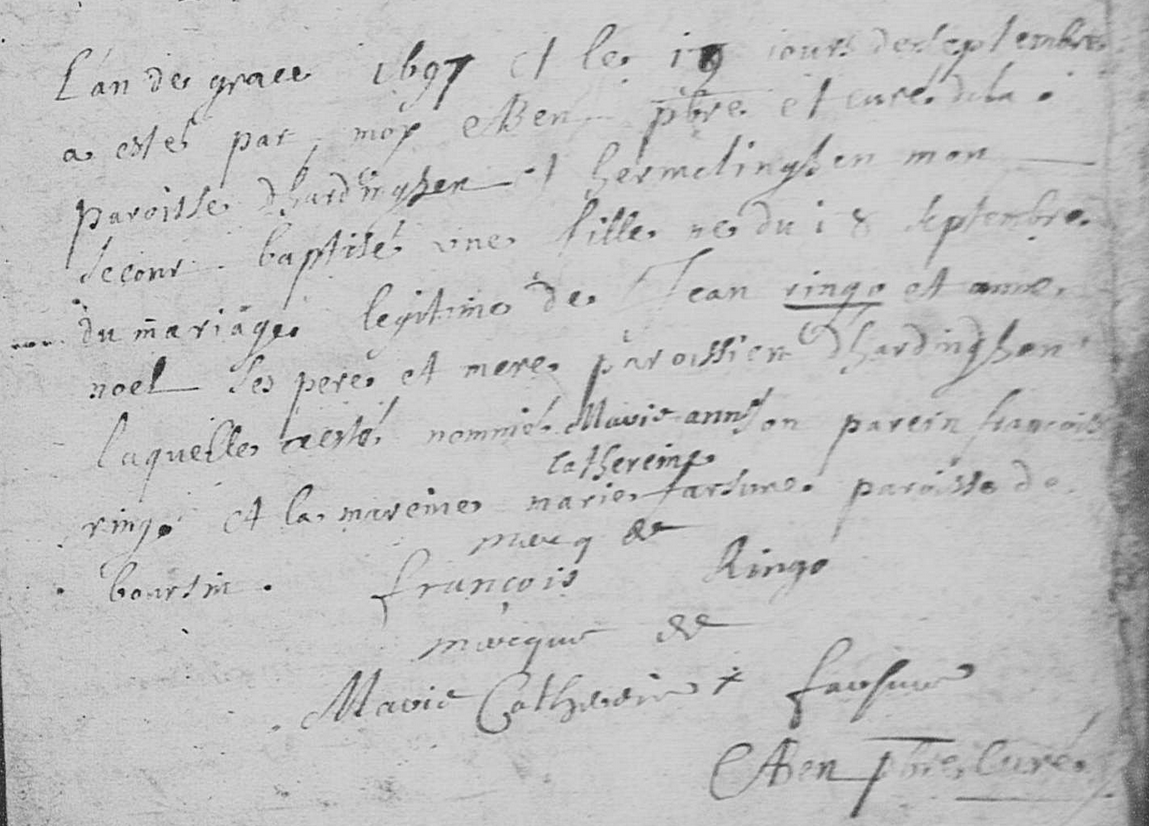 Naissance 1697