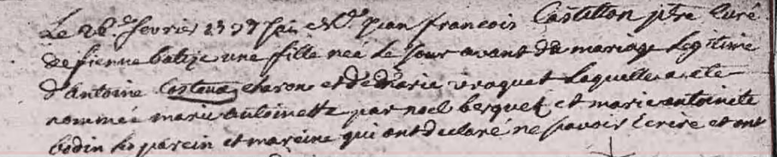 Naissance 1737