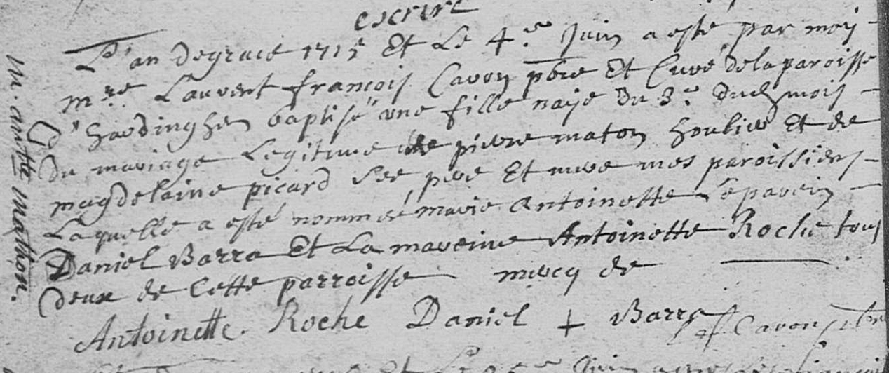 Naissance 1715