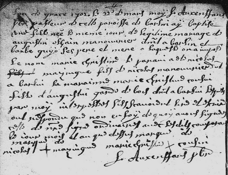 Naissance 1702