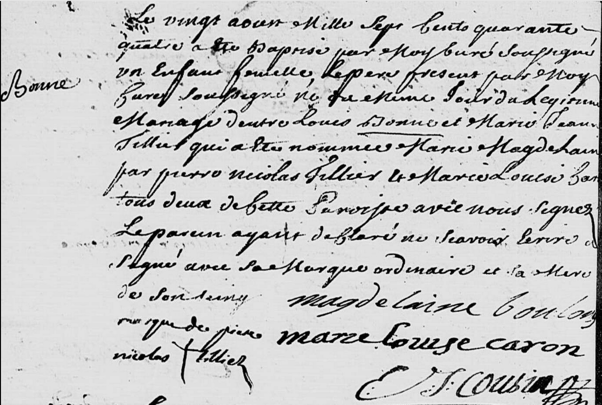 Naissance 1744