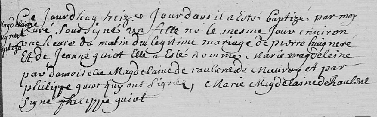 Naissance 1707
