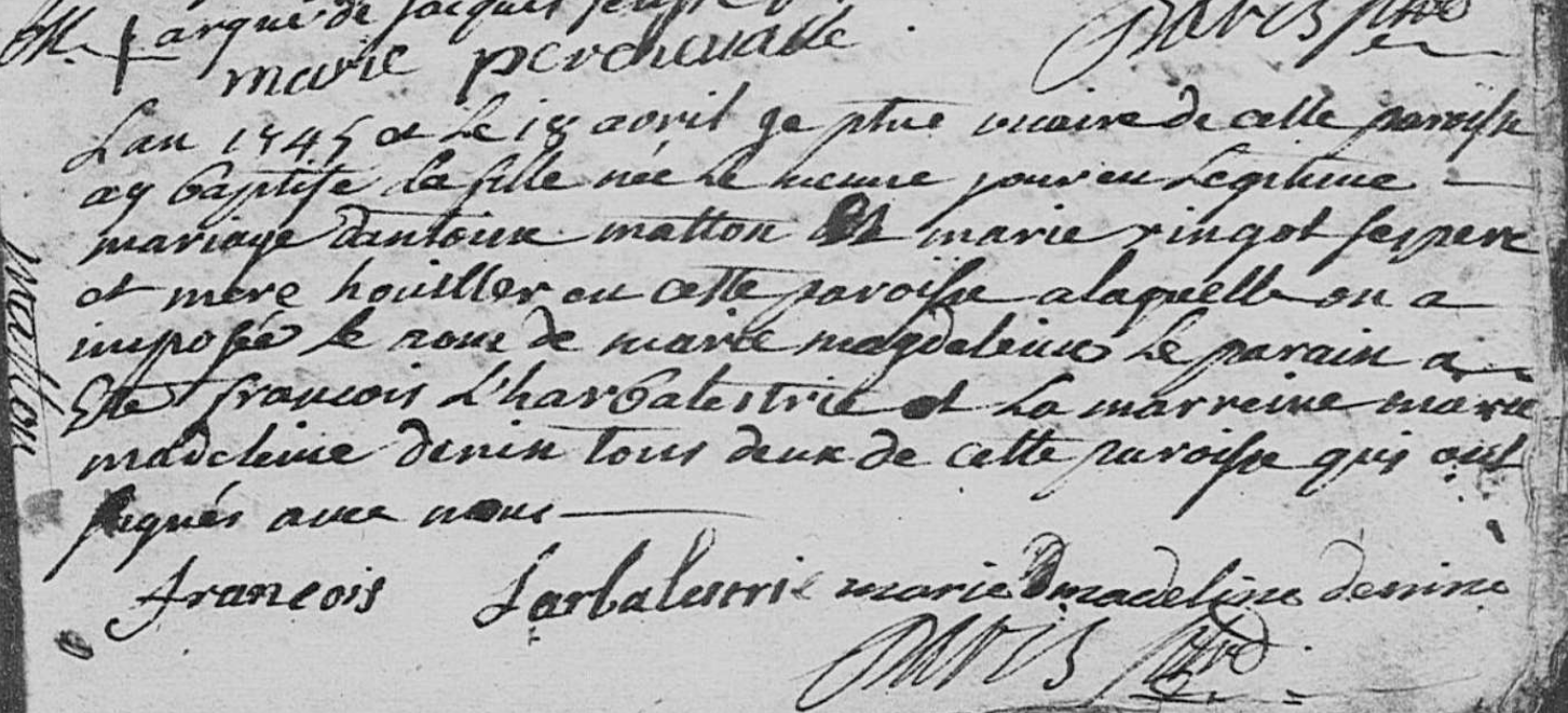 Naissance 1745