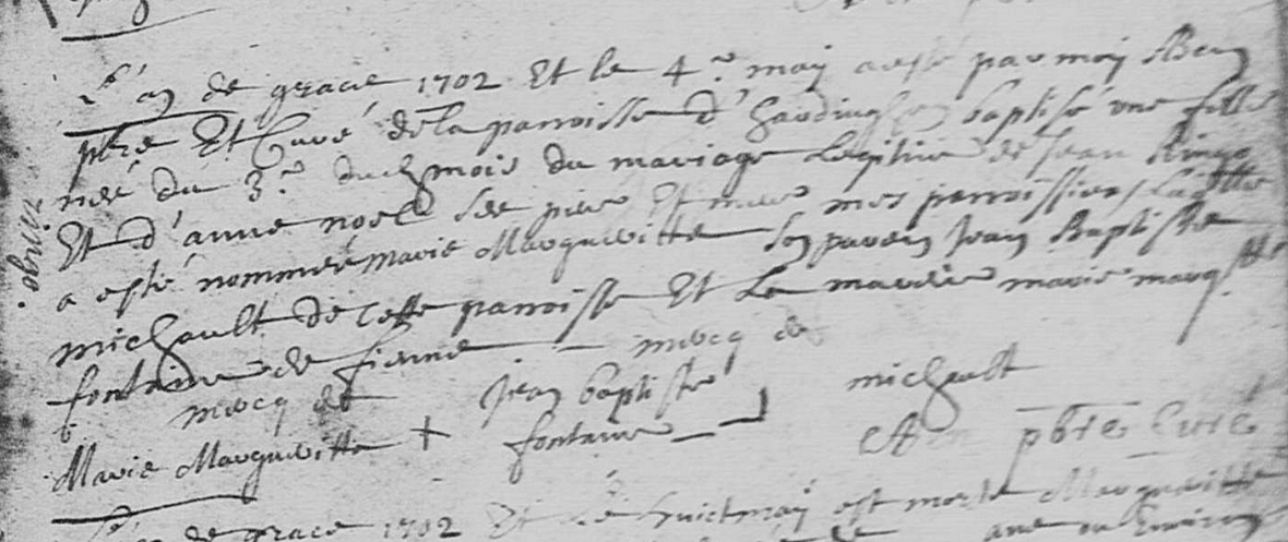 Naissance 1702