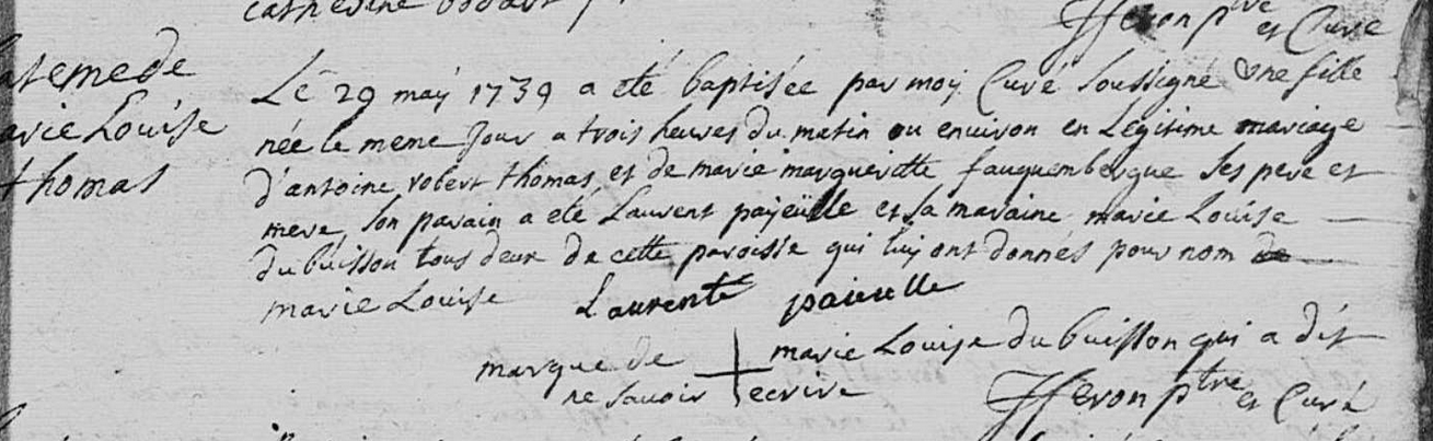 Naissance 1739